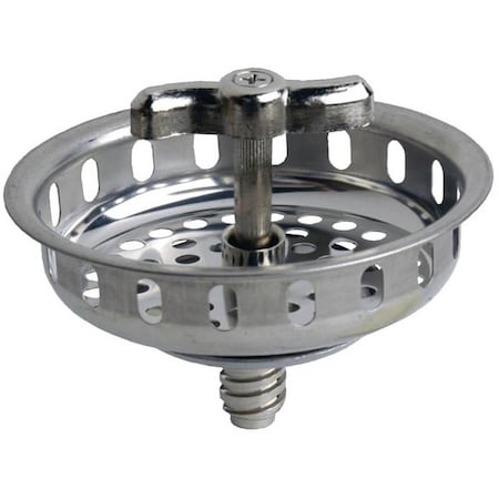 Templeton Strainer Basket, 3.5 Chrome TE1862935